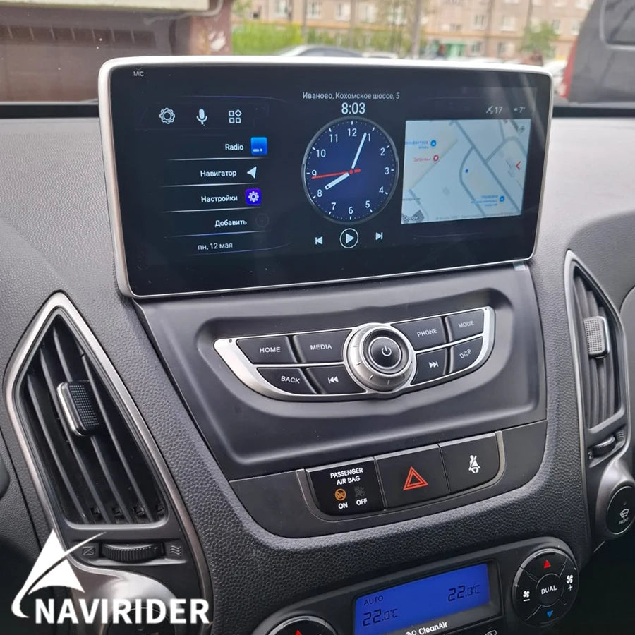 10.25inch Android 14 Wireless CarPlay Multimedia Video Player Radio For Hyundai Tucson 2 I