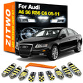 ZITWO Complete LED Interior Dome Map Reading Door Light Kit For Audi A6 S6 RS6 C for Audi RS6 A6 C6 - Canbus LED Car Lig