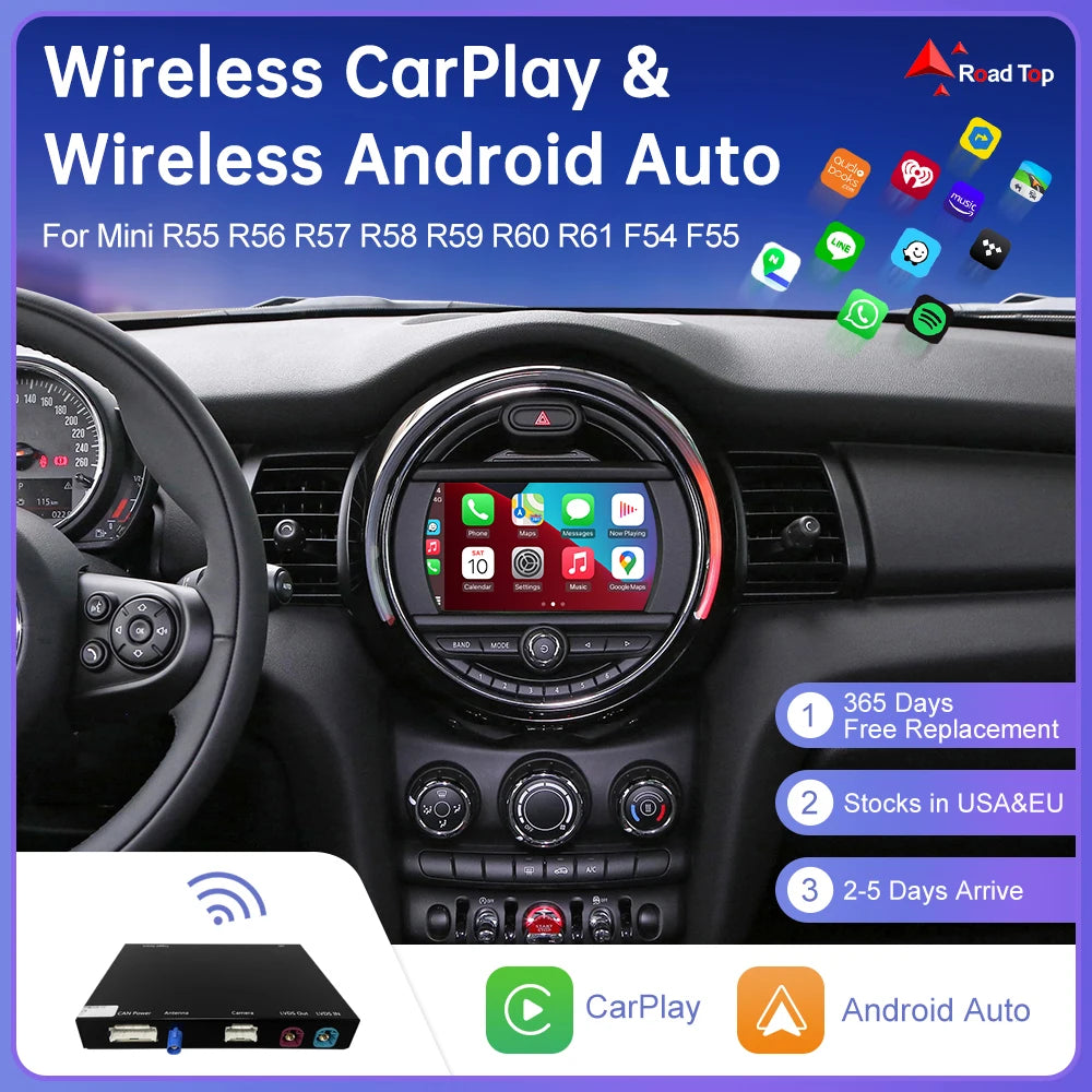 Wireless CarPlay for Mini R55 R56 R57 R58 R59 R60 R61 F54 F55 Clubman Countryman Hardtop J | AUTOKITSHOP