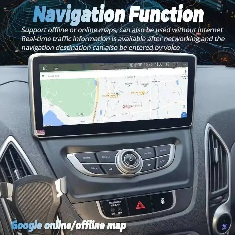 Android 15 Touch Screen Car Radio For Hyundai IX35 IX25 2012-2017 Auto GPS Navigation Carp | AUTOKITSHOP