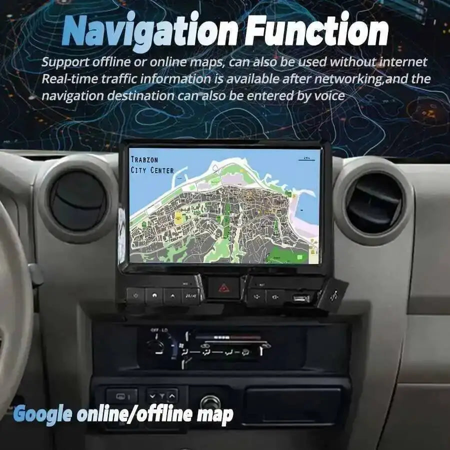 For Toyota Cruiser 70 76 75 LC70 LC76 LC75 Android Screen Car Multimedia Video Player GPS  | AUTOKITSHOP