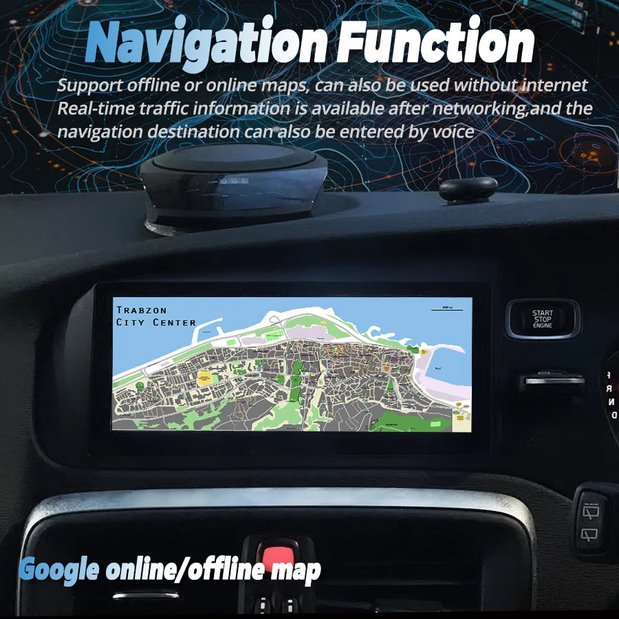 RHD Car Radio Android 13 For VOLVO S60 V60 2011 2019 8.8" Qled Screen Multimedia Video Pla | AUTOKITSHOP