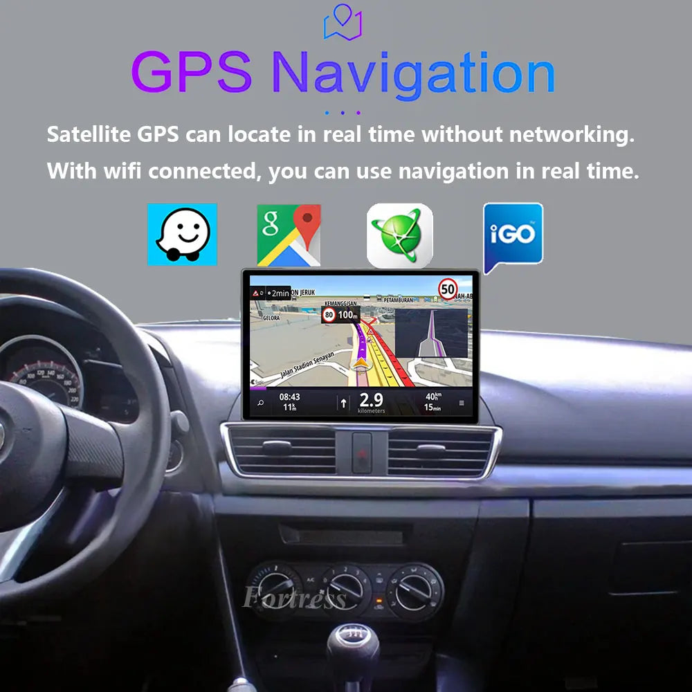 Android 16 Carplay Auto Car Radio For Mazda 3 Axela 2013-2018 Stereo GPS Navigation Multim