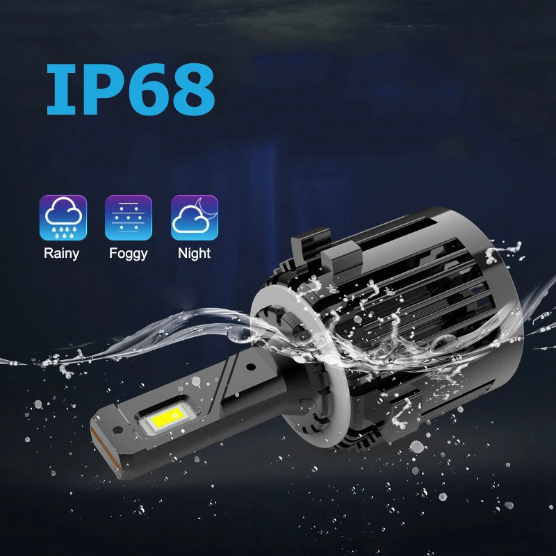 H15 LED Car LED Headlight Bulb Fog Light Canbus 6000k K5C Auto LED Headlamp H7 Led Lights