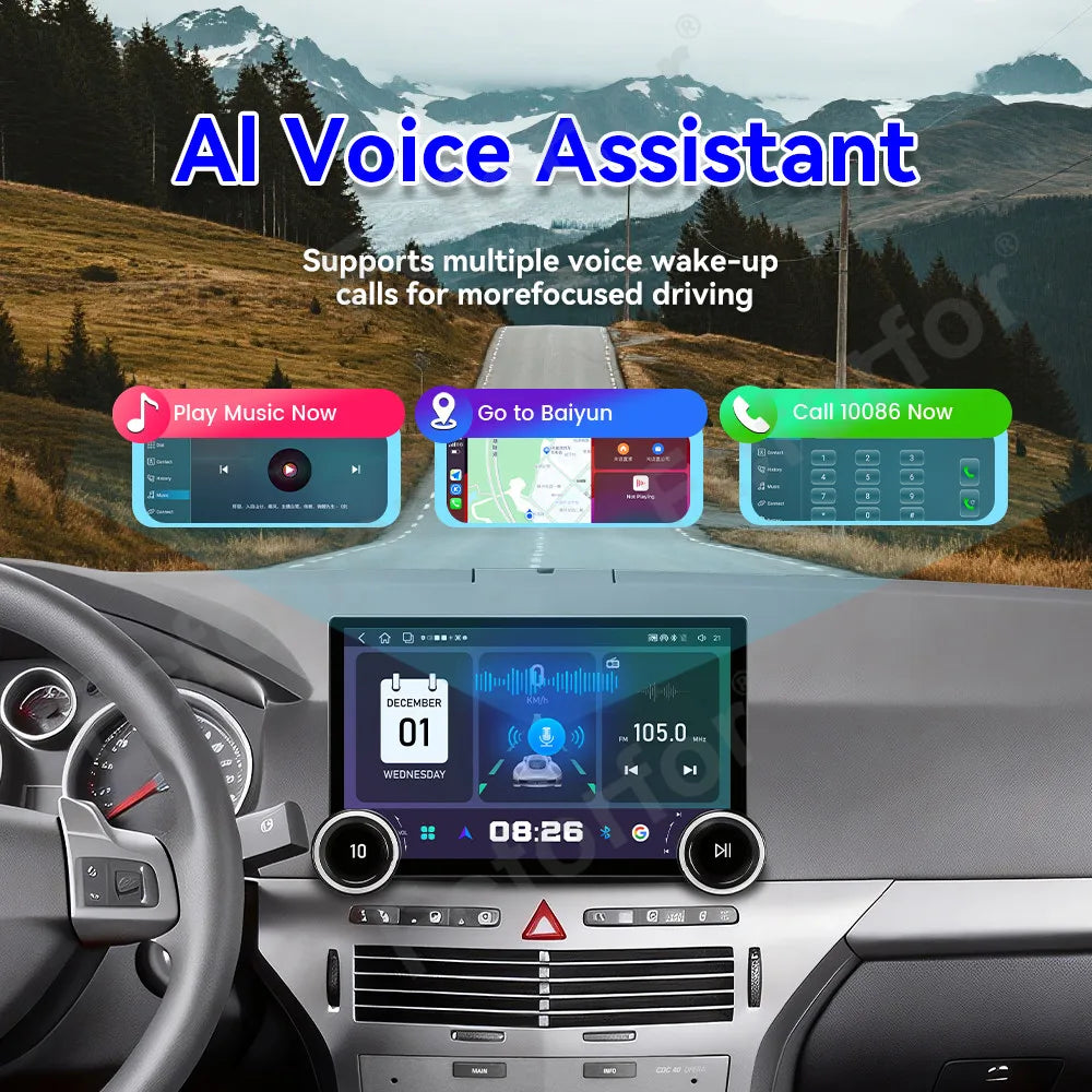 High Performance 11.5 Inch Android 15 Ultra Clear HD Screen Wireless CarPlay GPS Navi Car