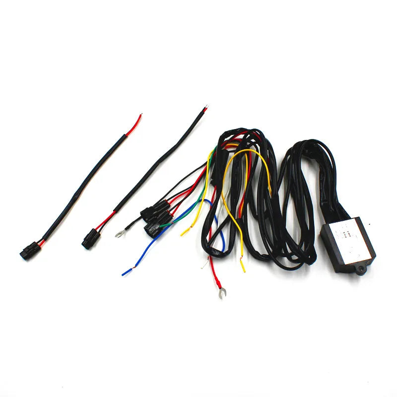 Rockeybright DRL Controller Auto Car LED Daytime Running Lights Relay Harness Dimmer On Of