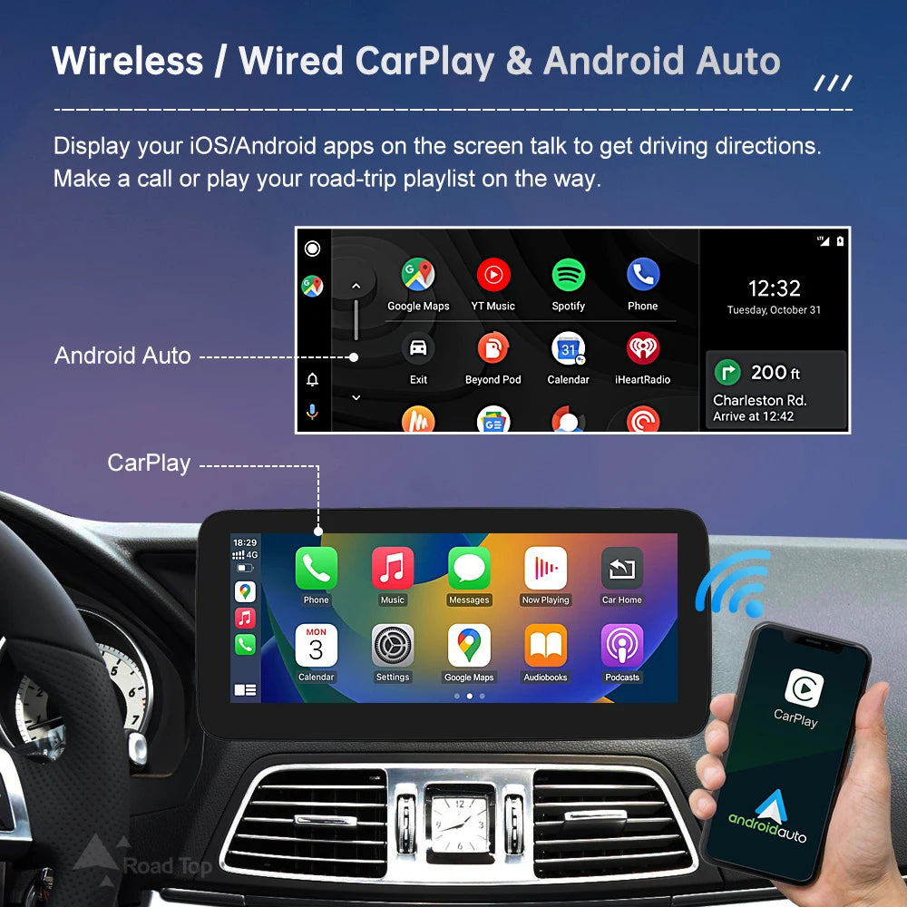 Linux Touch Screen Car Radio for Mercedes Benz E Coupe W207 2009-2016 GPS With Wireless Ca