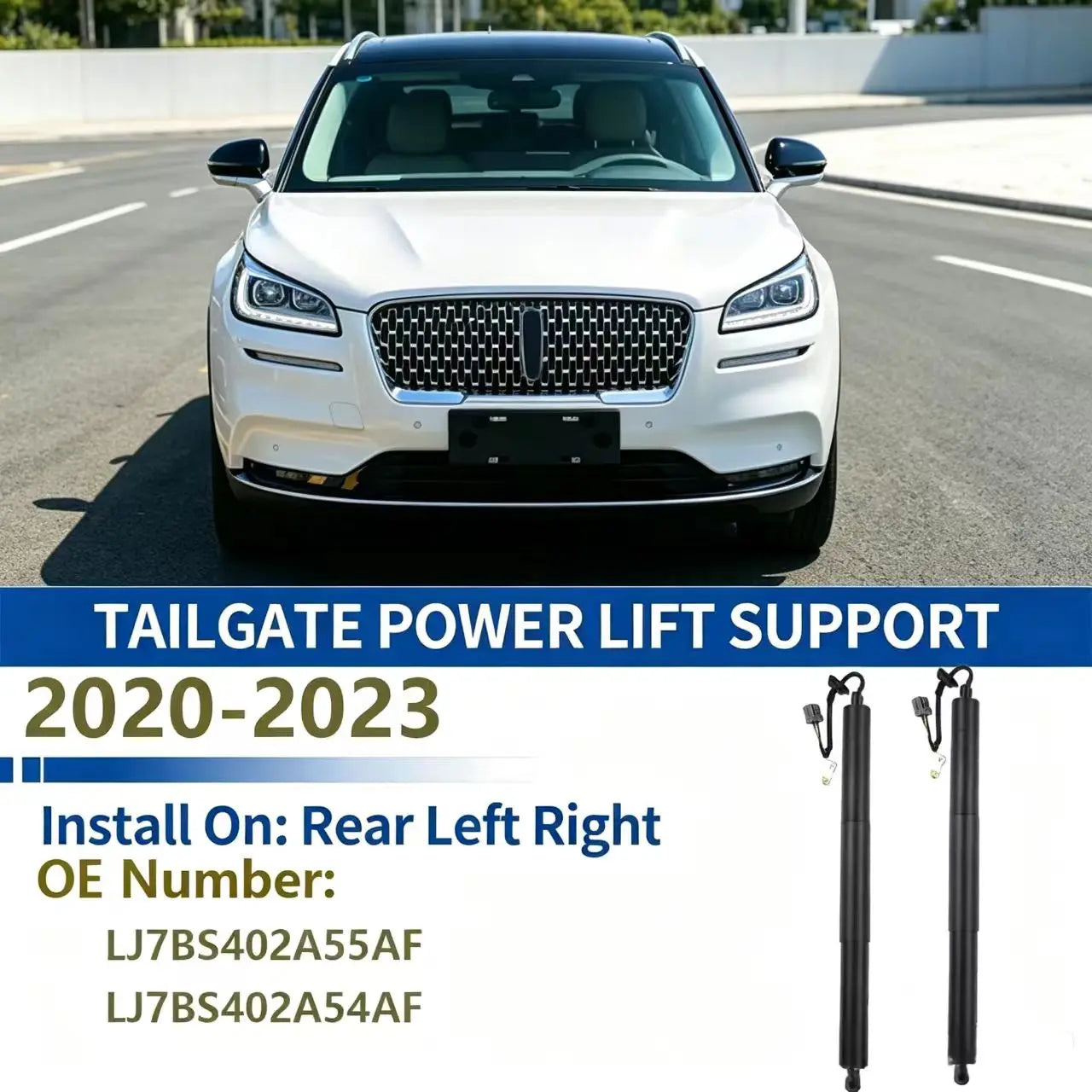 For 2020-2023 Lincoln Corsair Tailgate Support Rod Rear Tailgate Strut Electric Support St | AUTOKITSHOP