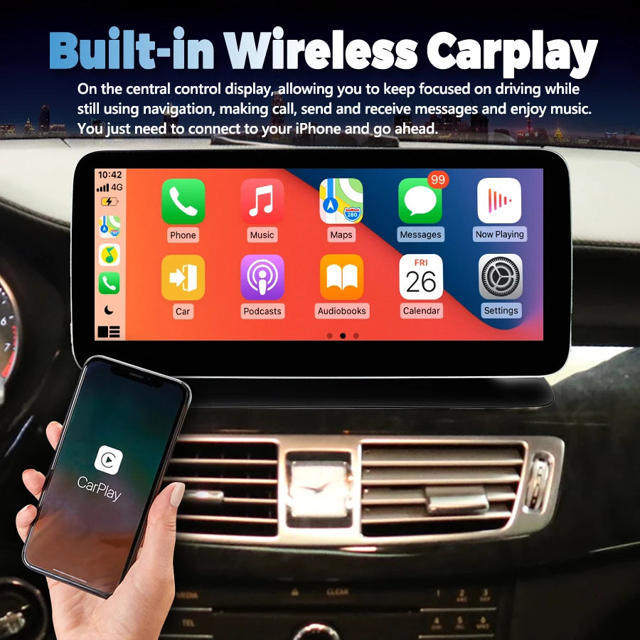 12.3" /10.25'' For Mercedes Benz CLS Class W218 2011-2017 Car Multimedia Video LTE Android | AUTOKITSHOP