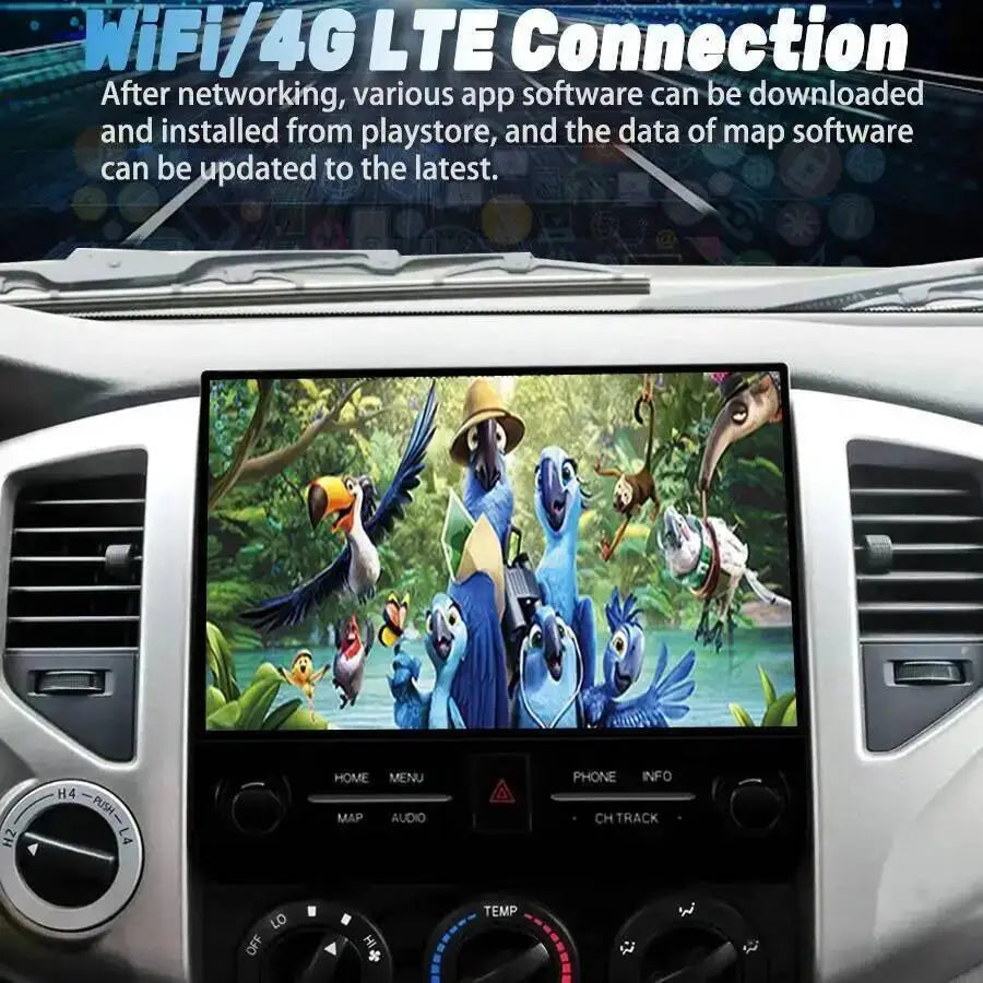10inch Android Car Screen Multimedia Video Player Head Unit For Toyota tacoma 2005-2015 Ca