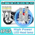 Plug And Play 6000K White H7 LED Motorcycle Headlight Canbus Free Small Lights 12V For HON