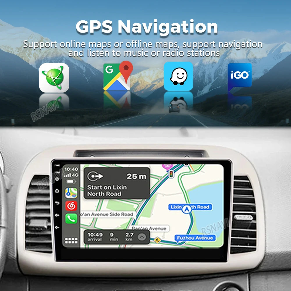 Android 16 Carplay Auto Car Radio For Nissan March Micra K12 2002-2010 Navigation Autoradi