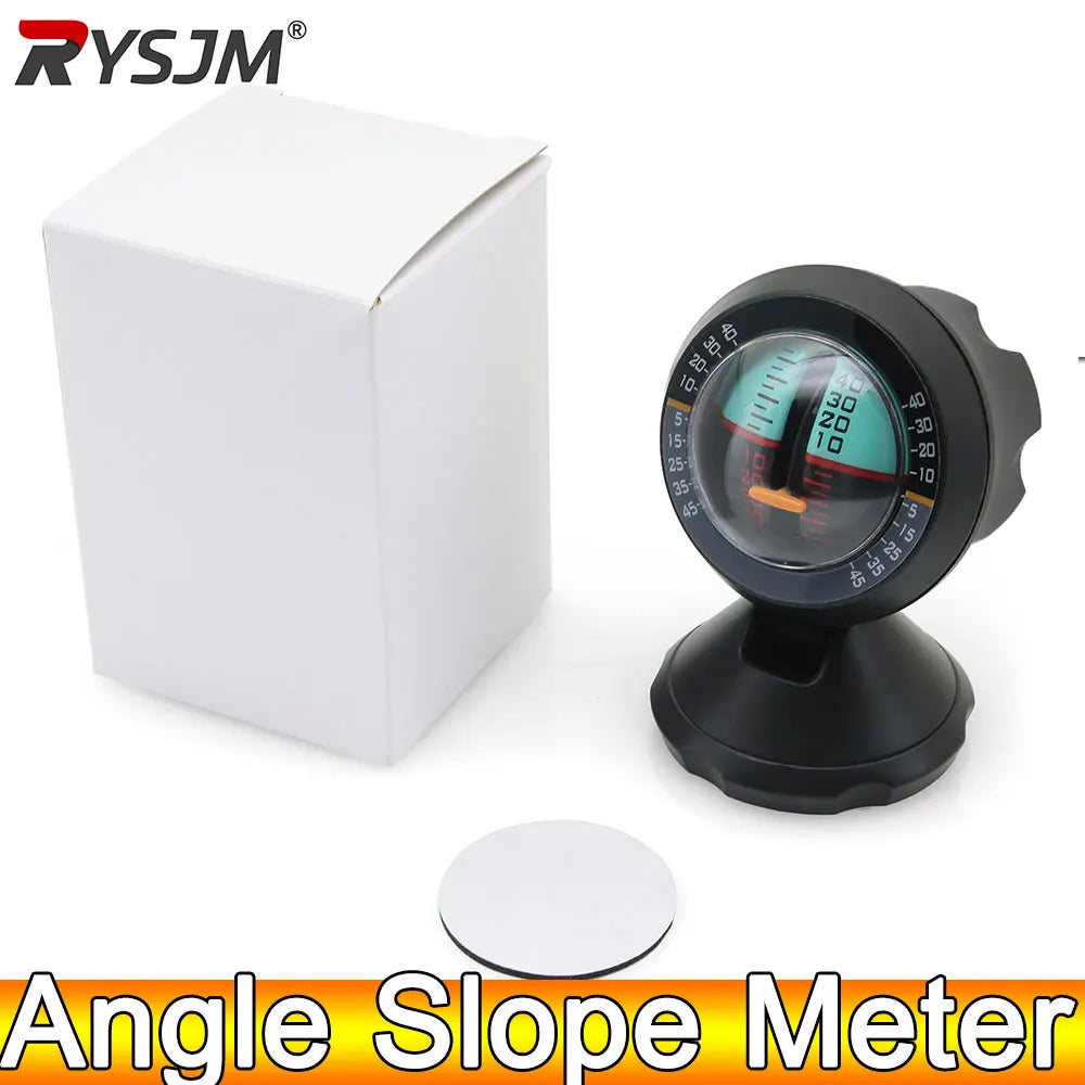 AD Multifunction Angle Slope Level Bubble Meter Finder Tool Gradient Balancer Car Vehicle Inclin - Automotive LED Light
