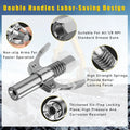 Manual Grease Pump Mini Grease Gun Coupler 10000PSI Syringe Lubrication Nozzle Oil Pump Filling  - Automotive LED Light