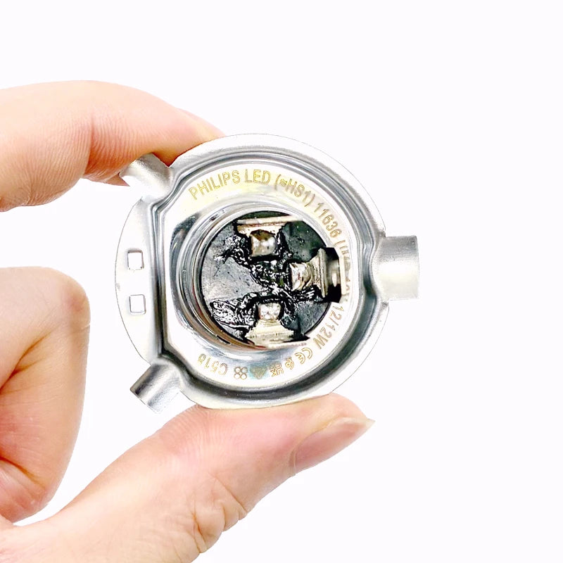 Philips HS1 LED Headlight Motor 6500K White Lamp LED Bright Motorcycle High Low Beam 12V P