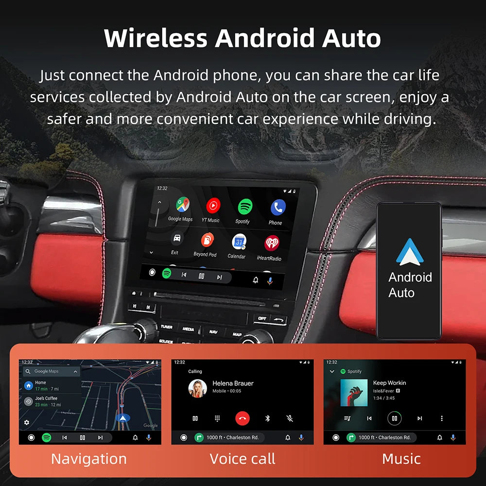 Wireless Carplay Module Box For Porsche Panamera Cayenne Macan Cayman Boxster 911 718 PCM  | AUTOKITSHOP