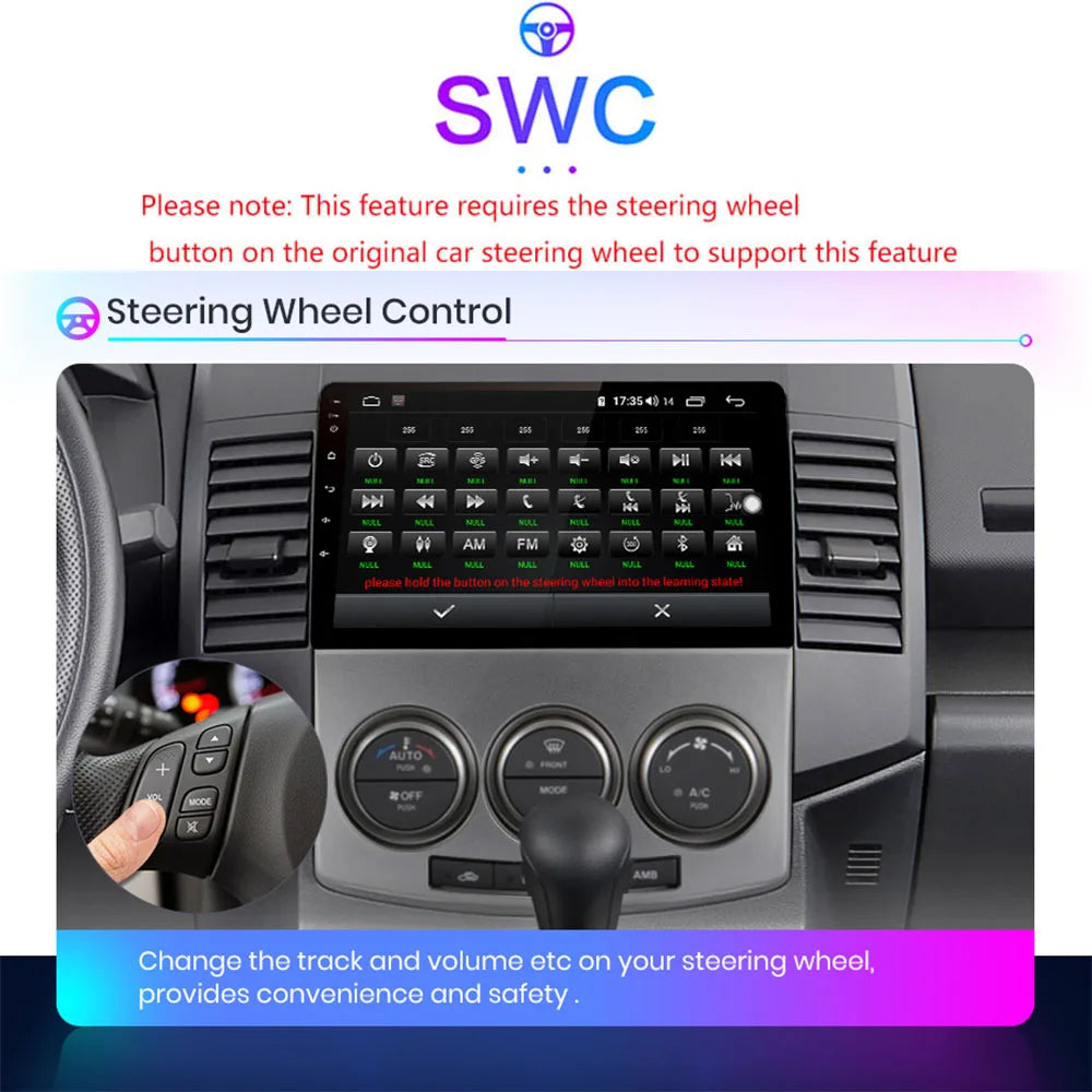 2 din For MAZDA 5 2005 2006 2007 2008 2009 2010 old Car Radio Multimedia Video player Navi