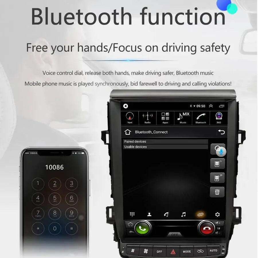 12.1" Android Touch Screen For Toyota Alphard 20 Series Vellfire A20 2008-2014 Radio Multi