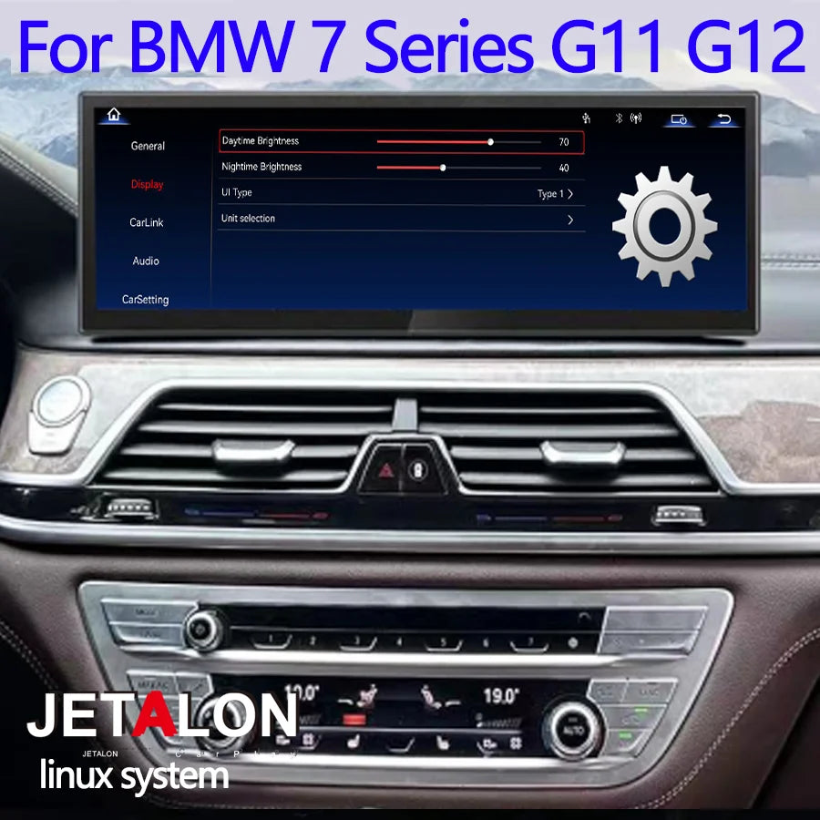 14.9inch Car Video Players Multimedia Screen For BMW 7 Series G11 G12 CCC CIC Carplay Ster