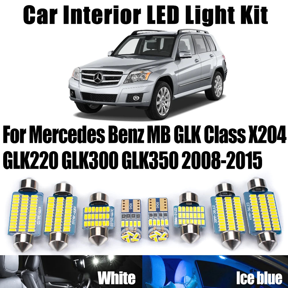 Canbus For Mercedes Benz MB GLK Class X204 GLK220 GLK300 GLK350 2008-2015 Car Reading Bulb