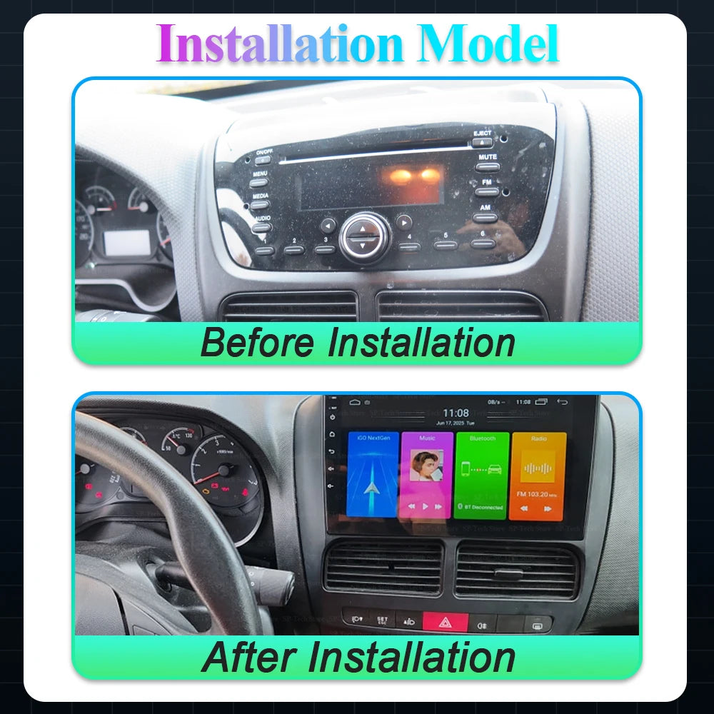 Android 16 For Fiat Doblo 2010-2015 Opel Combo Tour 2011-2018 Car Radio Carplay Auto Multi | AUTOKITSHOP