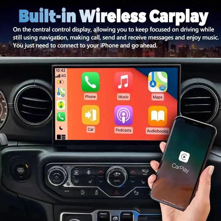 11.5inch Android 15 Stereo Navi DSP GPS Multimedia Video Player Car Radio For Jeep Wrangle