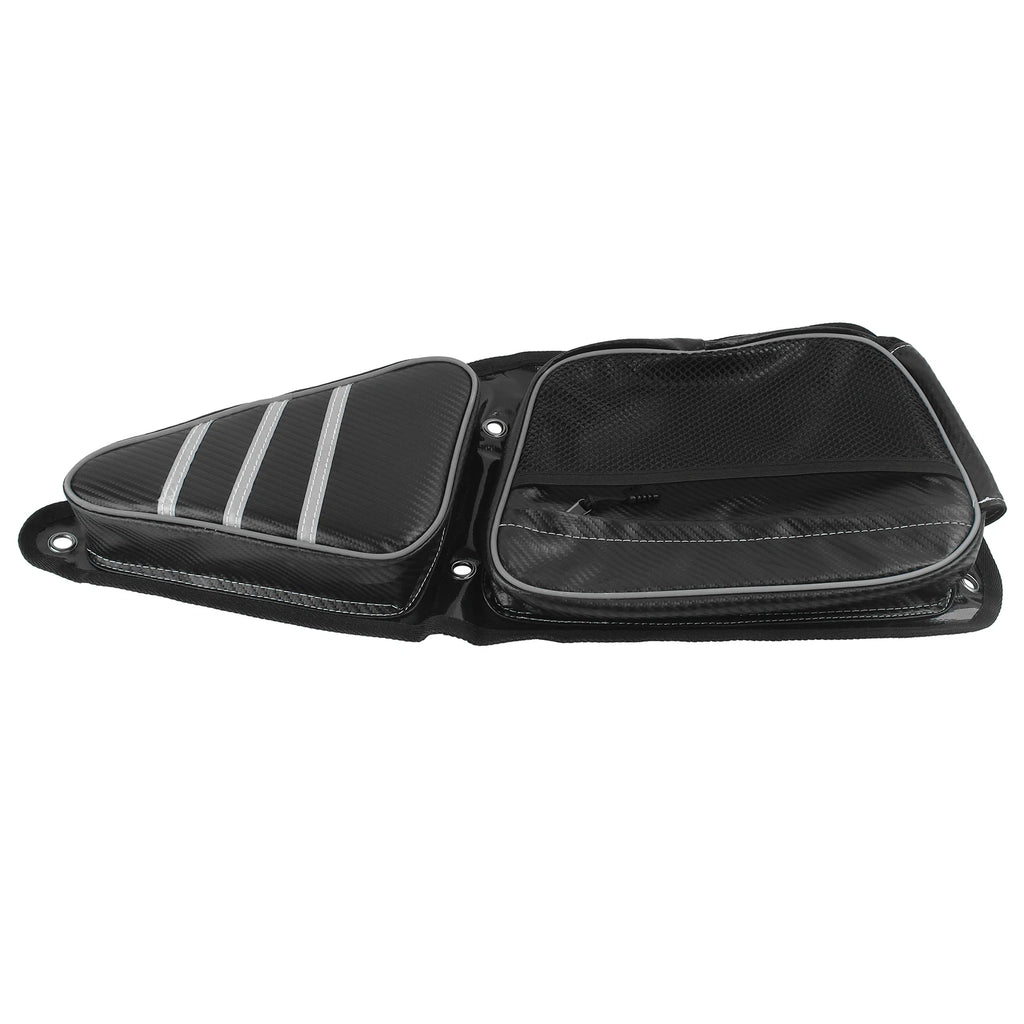 Heavy Duty Black Front Side Door Storage Knee Pad Bag for UTV Polaris RZR XP 1000 900 S Left & R - Automotive LED Light