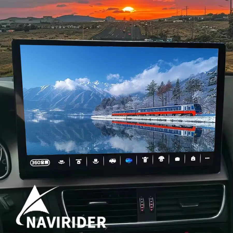 13.3Inch 2K Screen Android 15 Car Multimedia Video Player For AUDI A4 S4 B8 2013 2014 Ster | AUTOKITSHOP