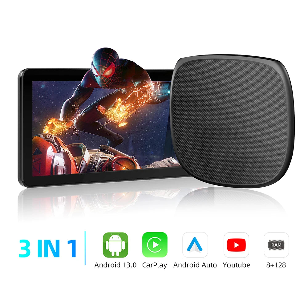 CarPlay AI Box Android 13.0 QCM6115 4-Core Wireless Android Auto 2.4+5G 8GB 128GB GPS WIFI | AUTOKITSHOP