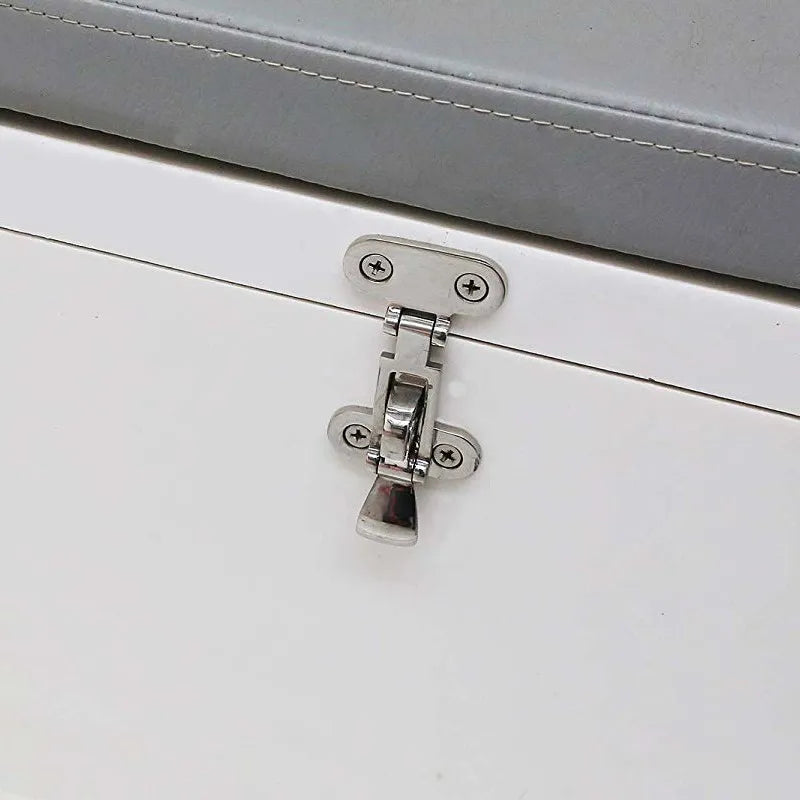HD 2/4PCS Boat Anti-Rattle Latch 110X50mm 316 Stainless Steel Marine Boat Locker Hatch Anti-Ratt - Automotive LED Light