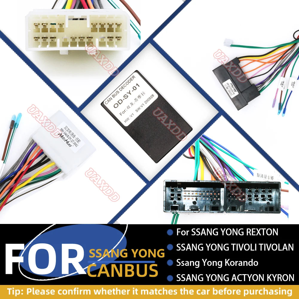 For SSANG YONG REXTON TIVOLI TIVOLAN Korando Tivina ACTYON KYRON Car Radio Android Stereo