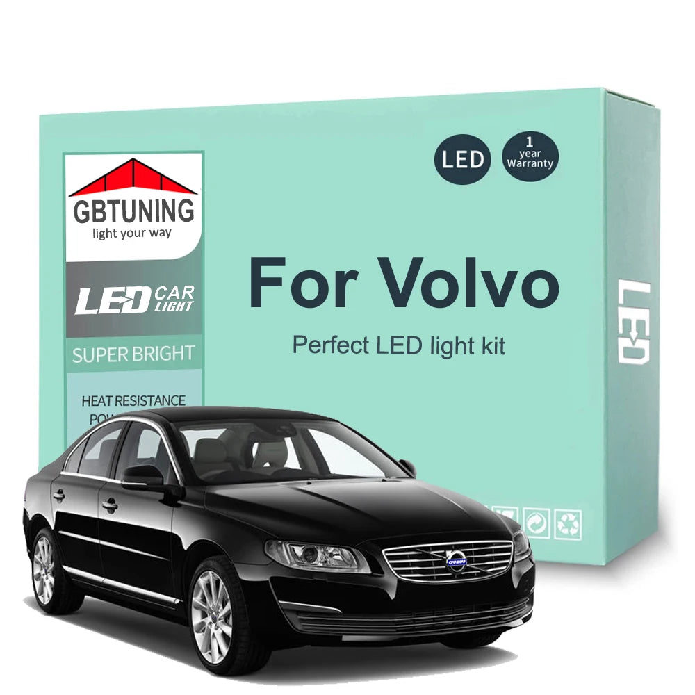 LED Interior Light Kit for Volvo S40 S60 S70 S80 S90 1999-2017 - Canbus Dome Map Door Trunk Bulbs | AUTOKITSHOP