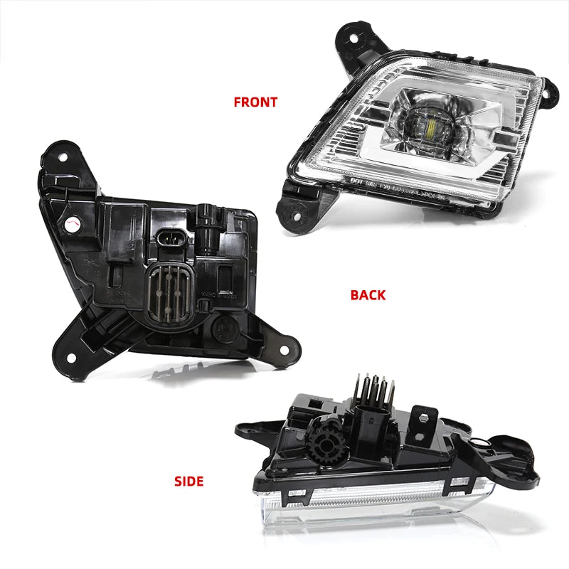 For Chevrolet Silverado 2019 2020 Fog Light Led Daytime Running Lamp DRL Daylights Front B | AUTOKITSHOP