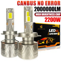 H7 H4 H11 H1 Led Headlight Bulb 2200W High Power H8 9005 HB3 9006 HB4 LED Canbus Turbo Aut