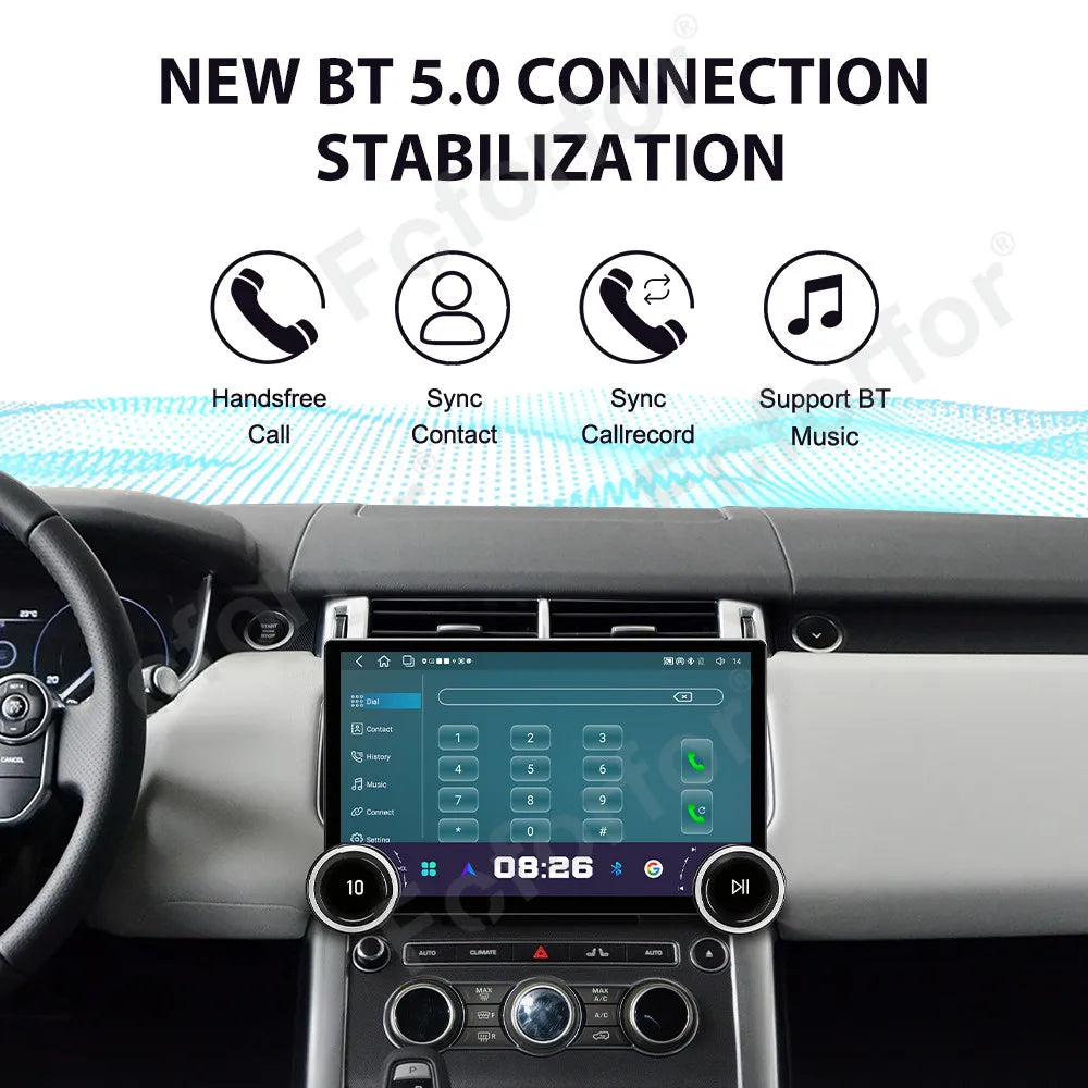 Upgrade High End 11.5 Inch HD Touch Android 15 Wireless CarPlay GPS Car Media For Land Rov
