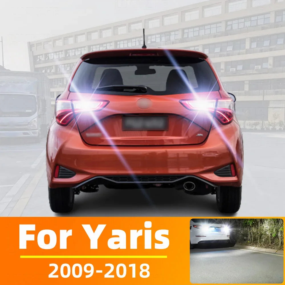 2-Piece LED Interior Light Kit for Toyota Yaris Vitz Accessories 2009-2018 - Canbus Dome Map Door Trunk Bulbs | AUTOK...