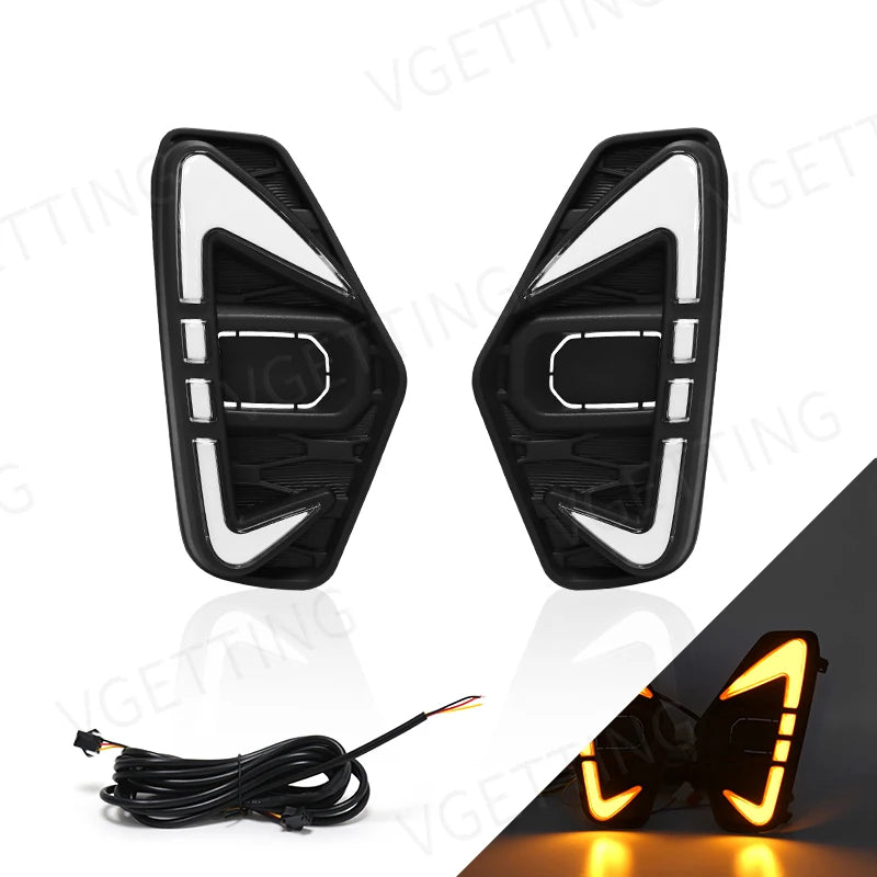 DRL Led Daytime Running Driving Fog Lamp Light Fit For Nissan Navara NP300 Frontier 2020 2 | AUTOKITSHOP