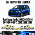 10-Piece LED Interior Light Kit for Chevy Sonic 2012- 2018 - Canbus Dome Map Door Trunk Bulbs | AUTOKITSHOP