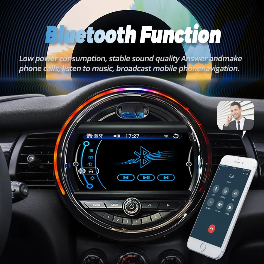 Video Player Multimedia GPS For BMW Mini One 2017 F55 COOPER F56 CLUBMAN F54 Android 128G