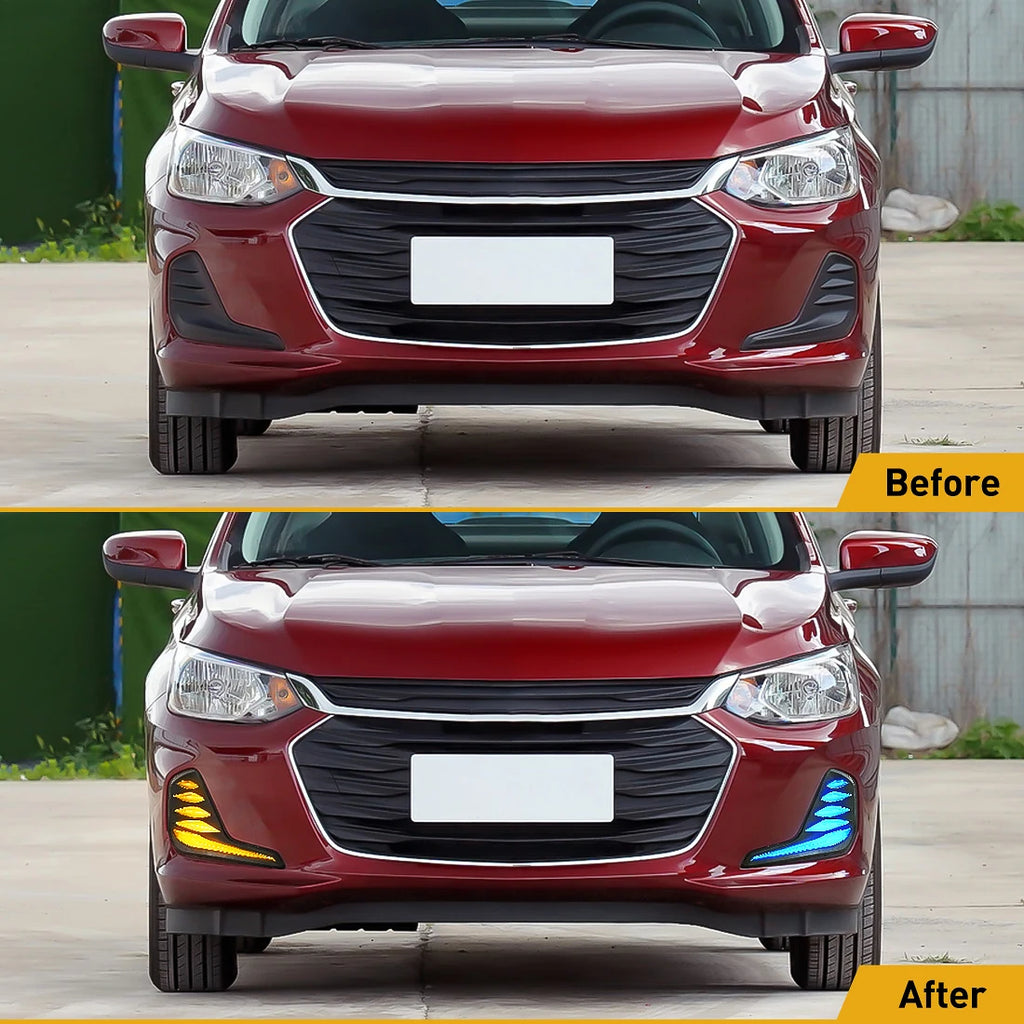LED Daytime Running Light For Chevrolet Cavalier 2019 2020 2021 2022 DRL LED Fog Lamp Dyna | AUTOKITSHOP