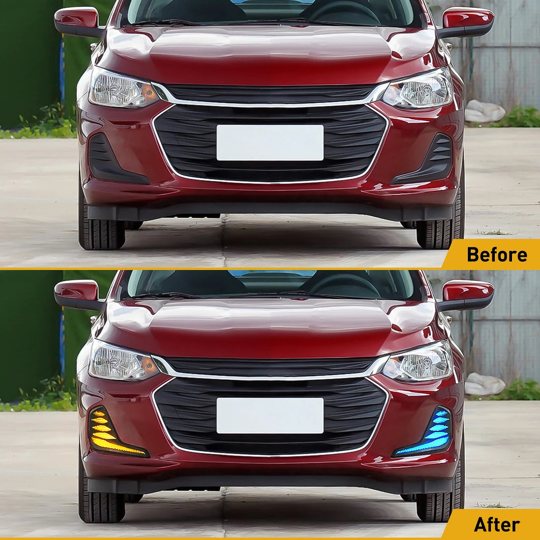 LED Daytime Running Light For Chevrolet Cavalier 2019 2020 2021 2022 DRL LED Fog Lamp Dyna | AUTOKITSHOP