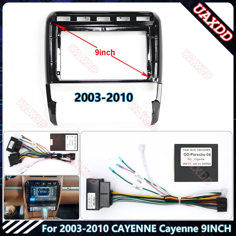 For Porsche 2003-2010 Cayenne 9INCH Car Radio Android Stereo Audio Screen Player Navigatio