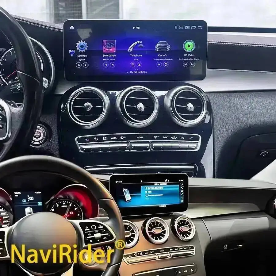 12.8inch For Mercedes Benz C Class GLC Carplay Radio Digital Dashboard Cluster Clock Virtu | AUTOKITSHOP
