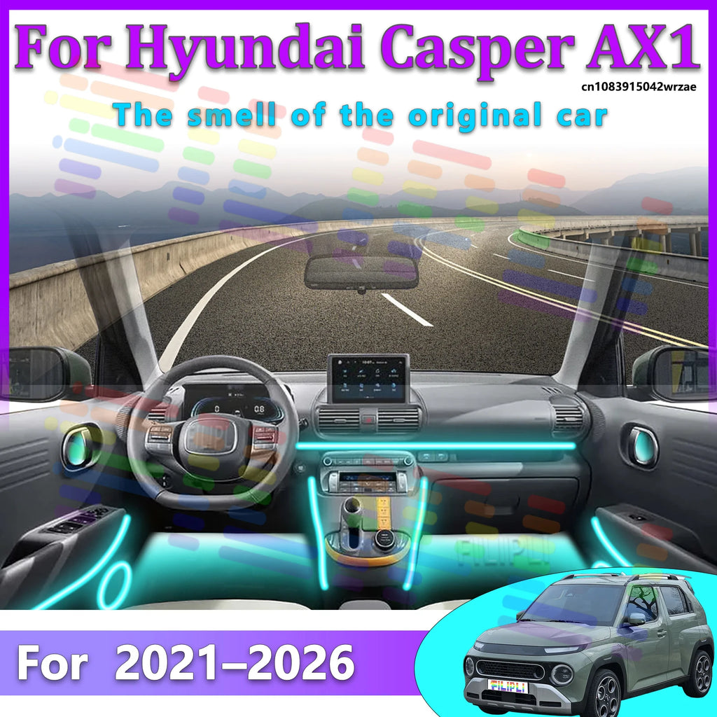 64 RGB - Neon Strip - for Hyundai AX1 - App Control - Car Interior Lighting | AUTOKITSHOP