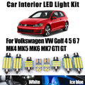 LED Interior Light Kit for Volkswagen VW Golf 4 5 6 7 MK4 MK5 MK6 MK7 GTI GT Auto Accessories - Canbus Error-Free Bul...