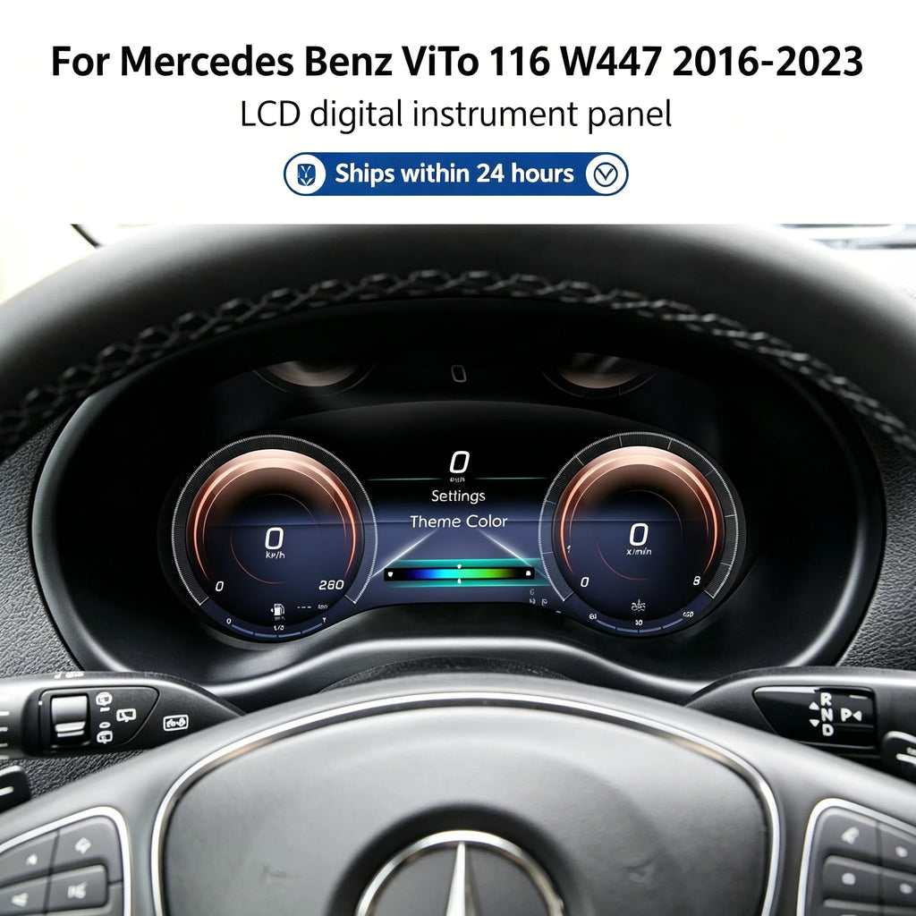 LED Interior Light Kit for Mercedes W447 2016-2023 - Canbus Error-Free Interior Bulbs