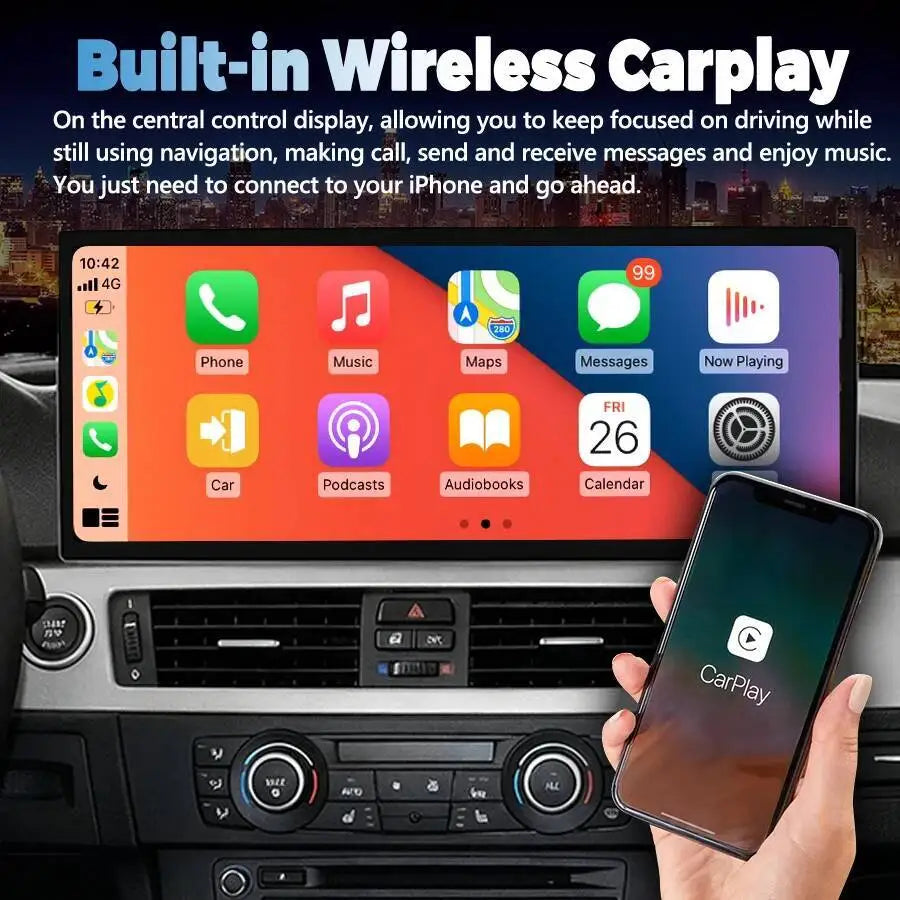 Car Radio GPS Navigation Android 15.8" For BMW 3 Series 5 Series E60 E61 E90 E91 E92 E93 A