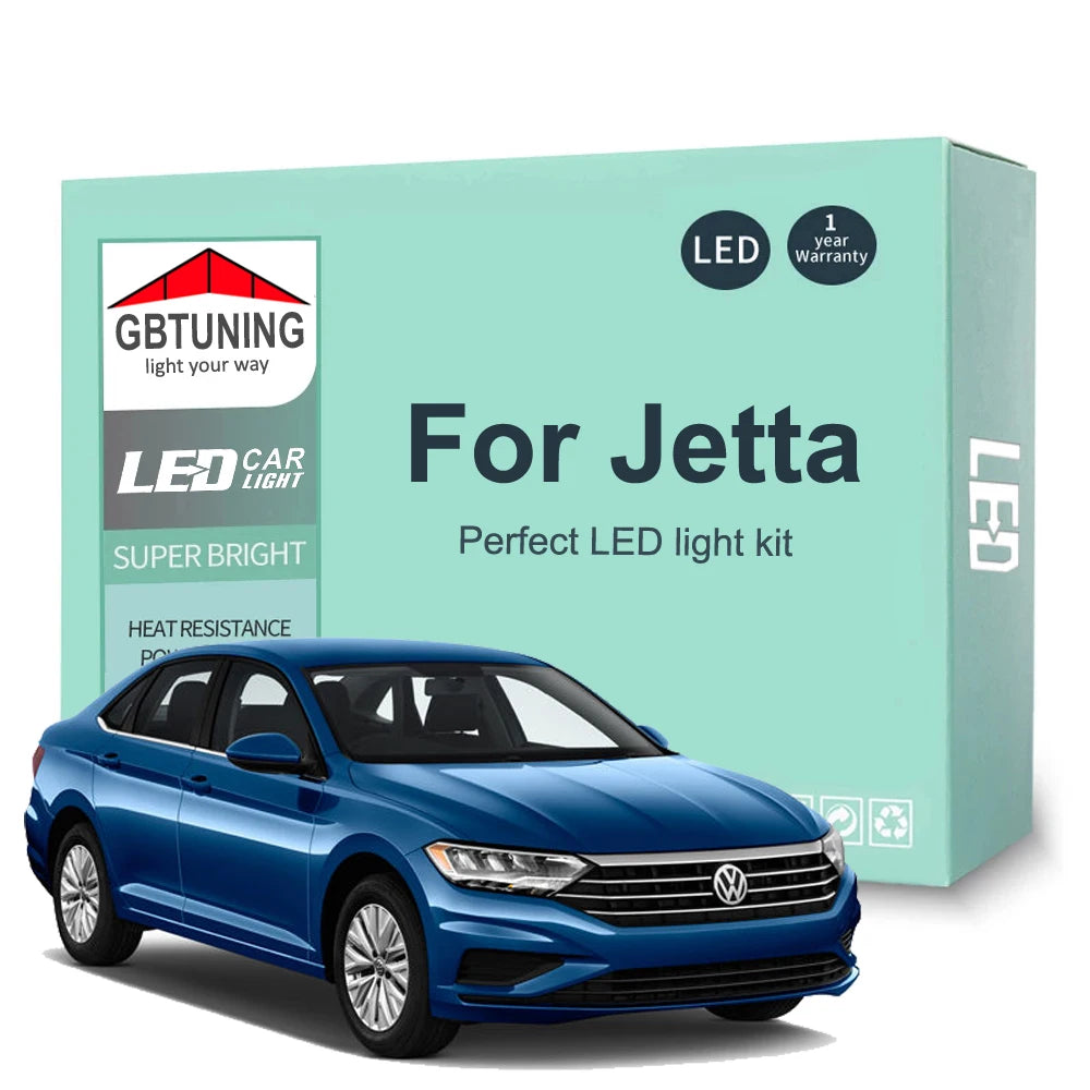 LED Interior Light Kit for Volkswagen VW Jetta 7 6 5 4 MK2 MK3 MK4 MK5 MK6 MK7 2007-2019 - Canbus Dome Map Door Trunk...