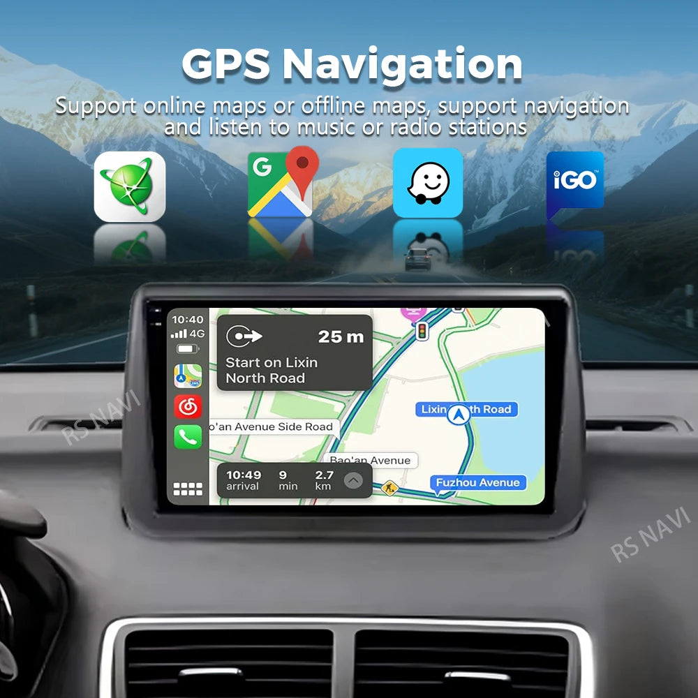 Android 16 For Opel Meriva B 2009 - 2014 2K QLED Stereo Car Radio Multimedia Video Player