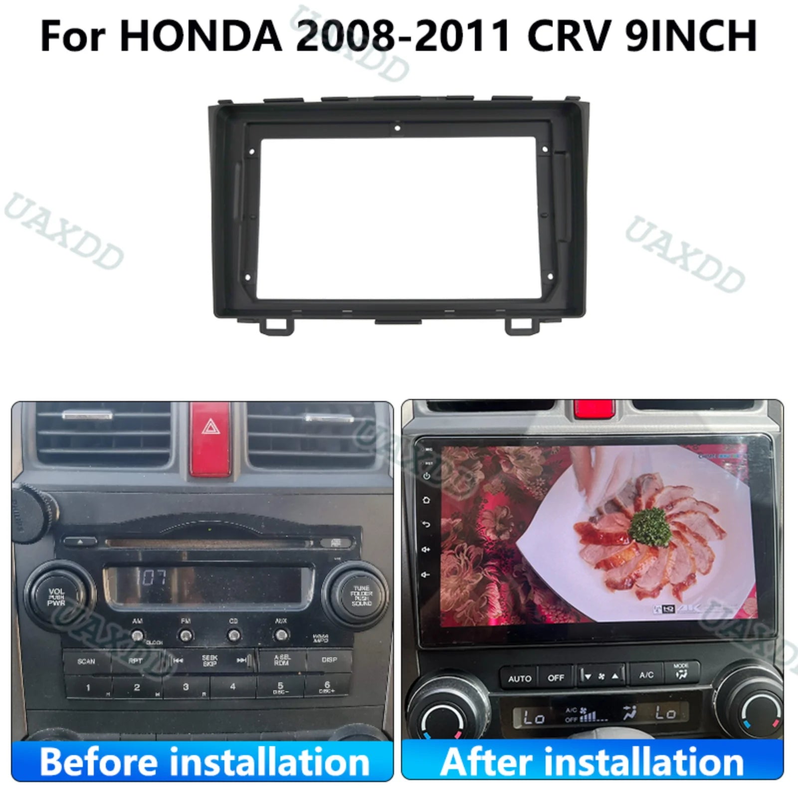 Car DVD CD Player Radio Android Stereo Harness Dashboard Screens Accessories Cables Frame